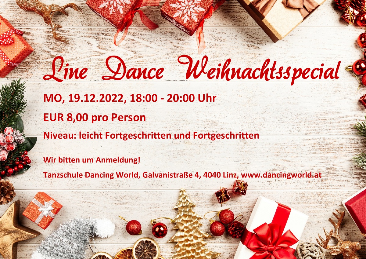 Read more about the article Linedance Weihnachtsspezial am 19.12