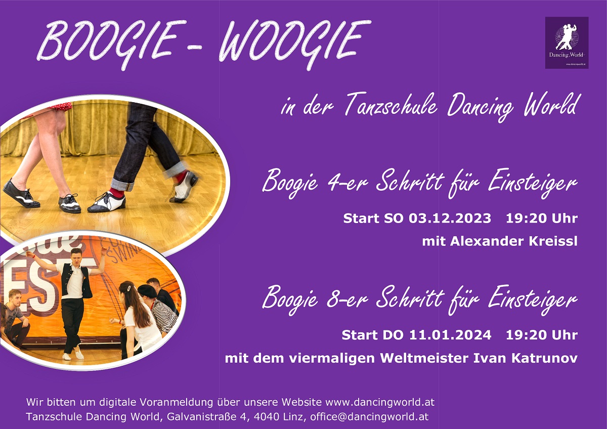 Read more about the article Boogie Kurse für Einsteiger!