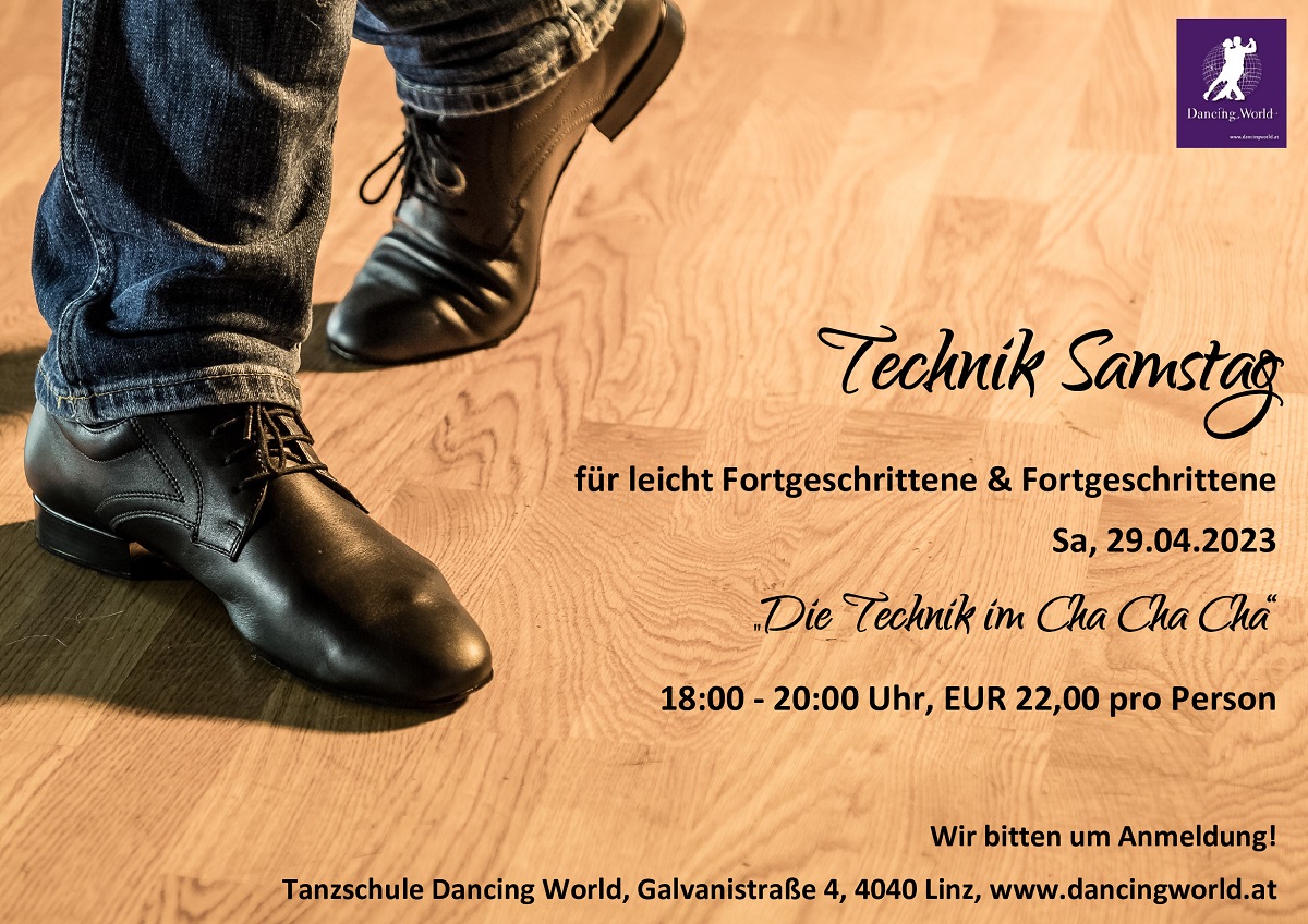 Read more about the article Technik Samstag „Cha Cha Cha“