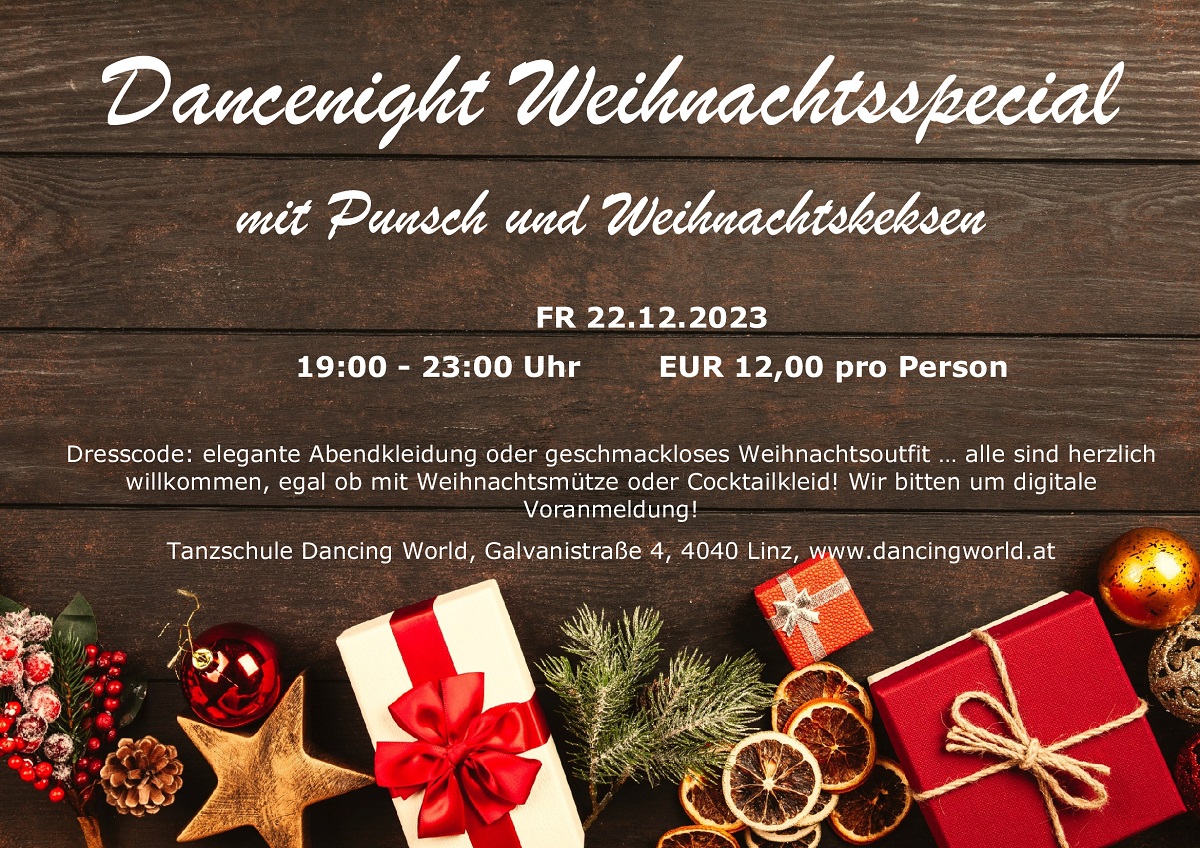 Read more about the article Weihnachts Dancenight
