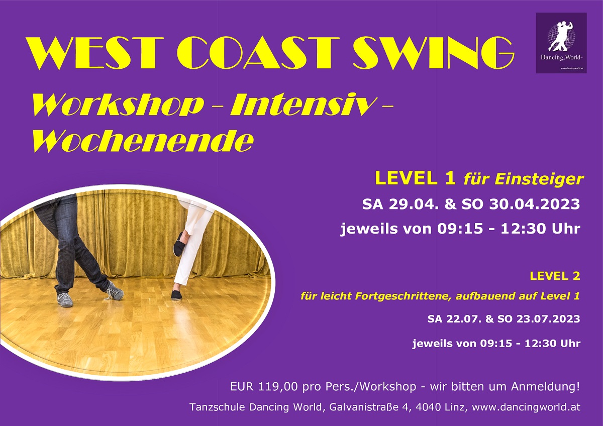 West Coast Swing Wochenend-Workshop!