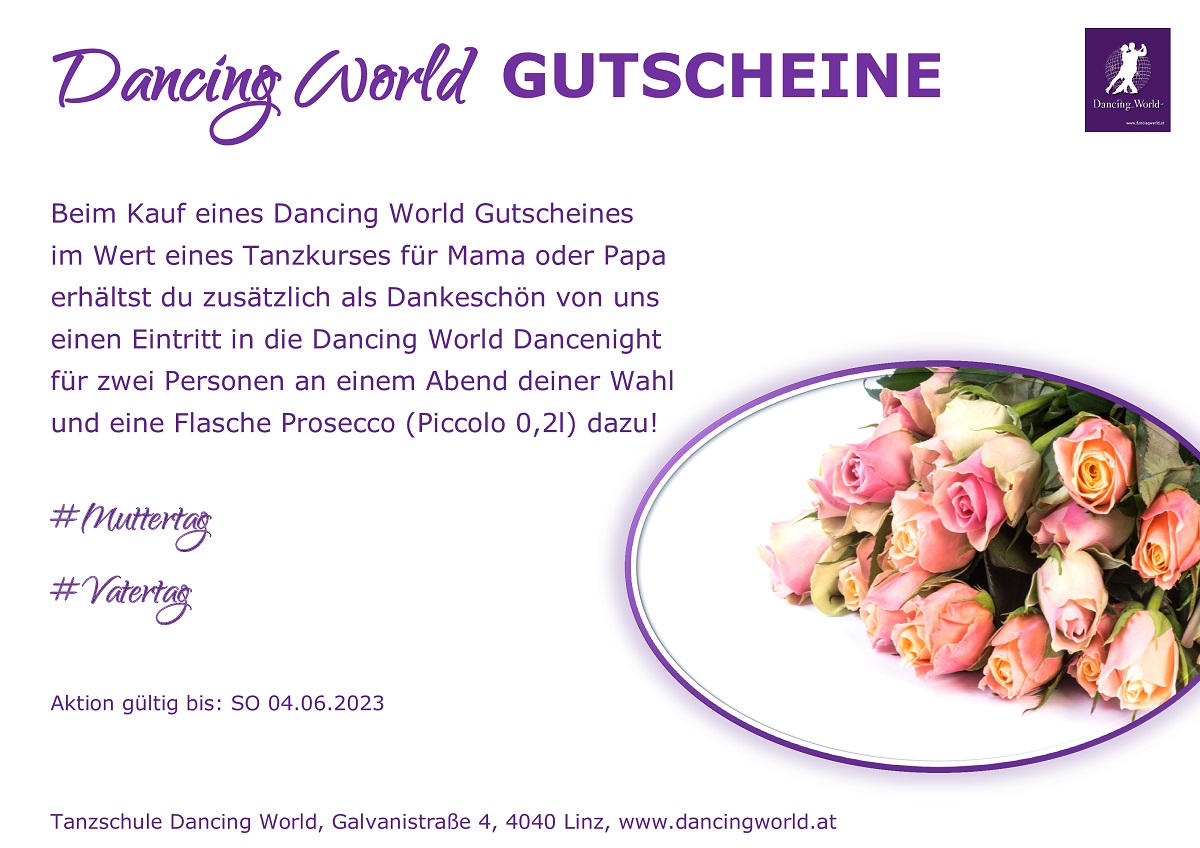 Read more about the article Dancing World Gutscheine