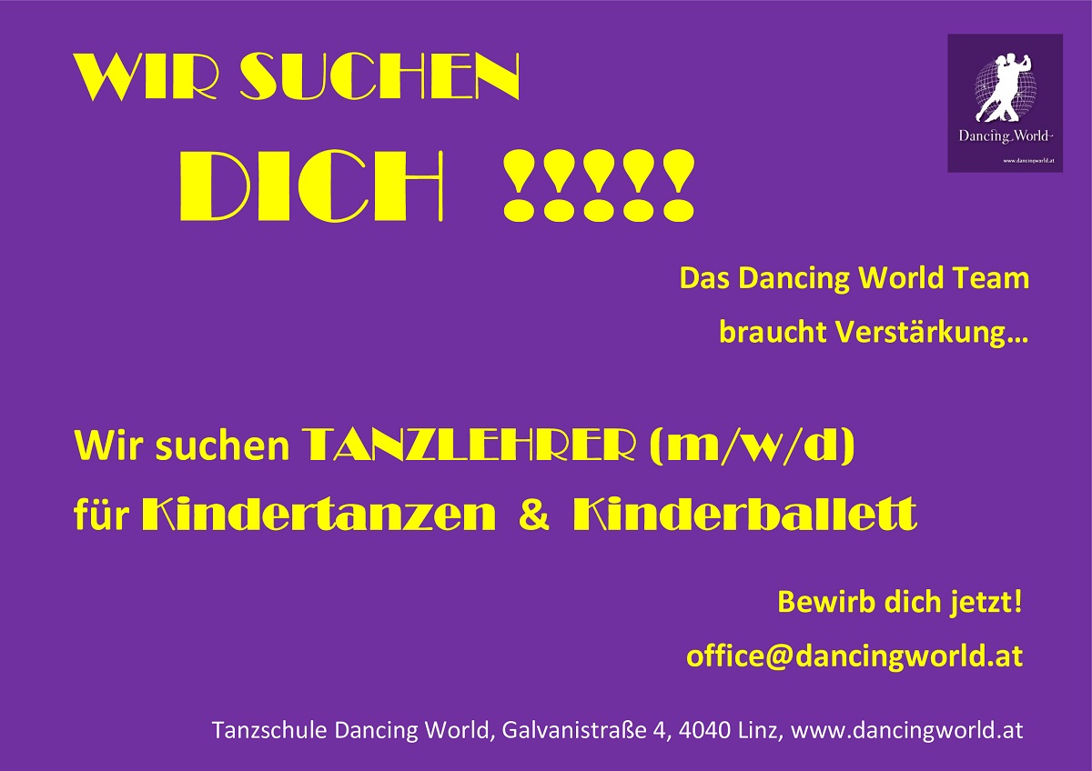 WIR SUCHEN DICH!