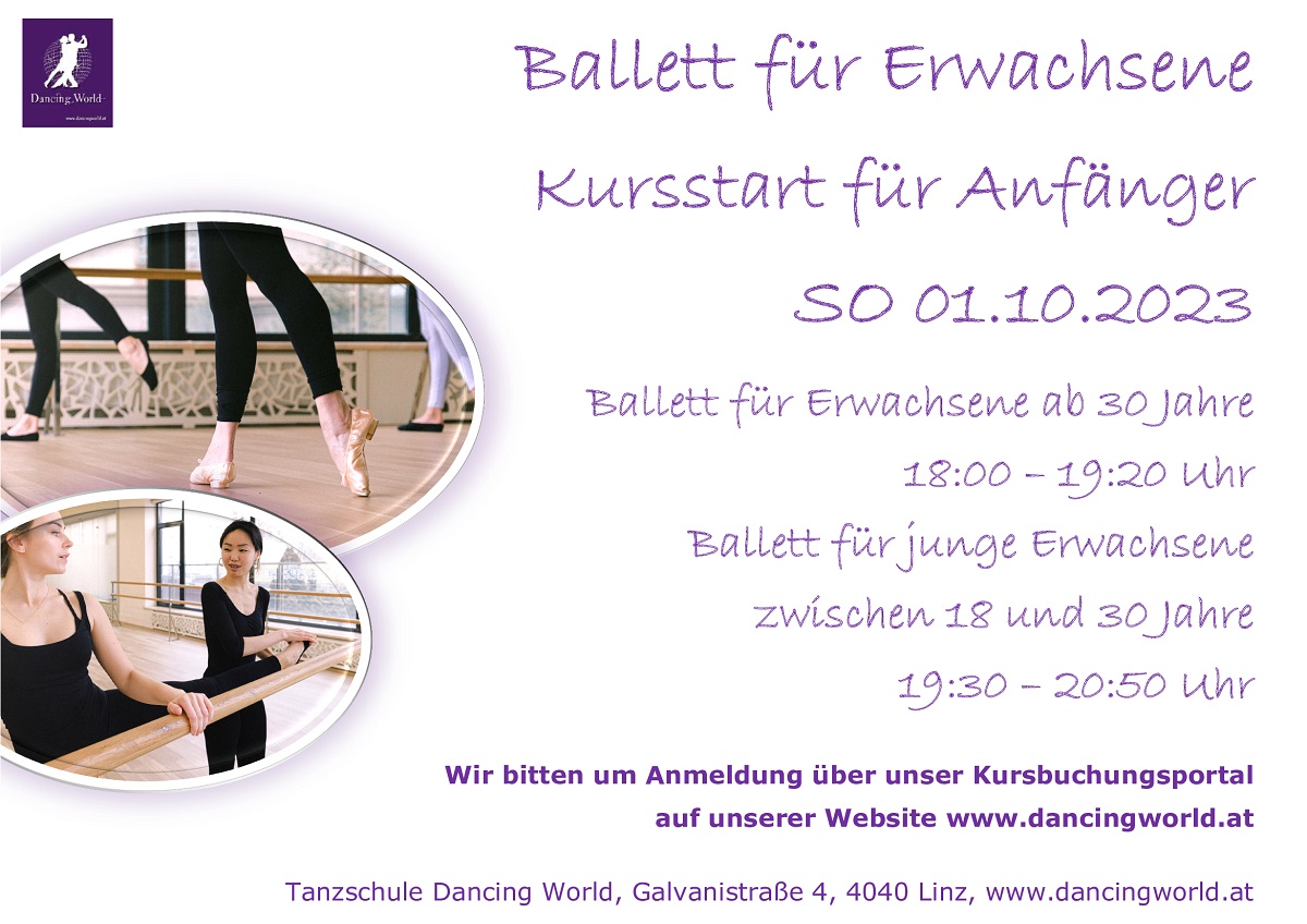 Read more about the article Ballett für Erwachsene!