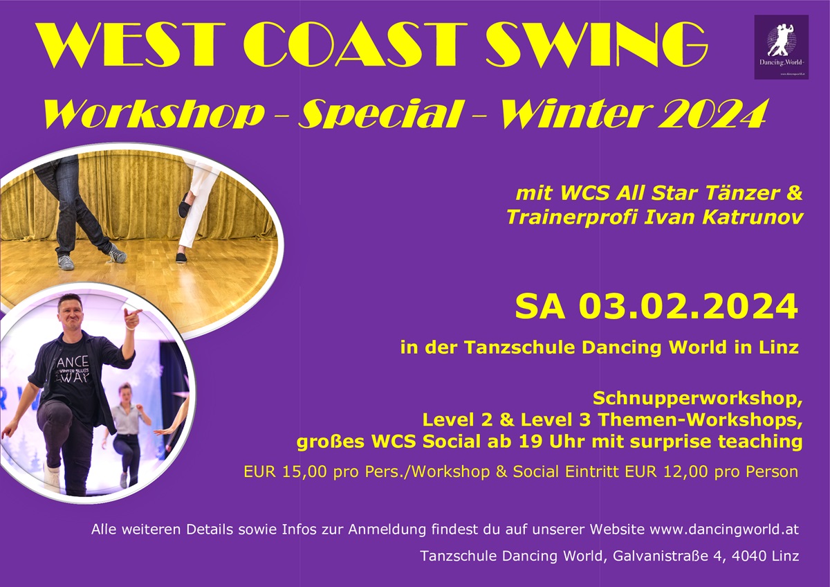 Read more about the article WEST COAST SWING Workshop Special