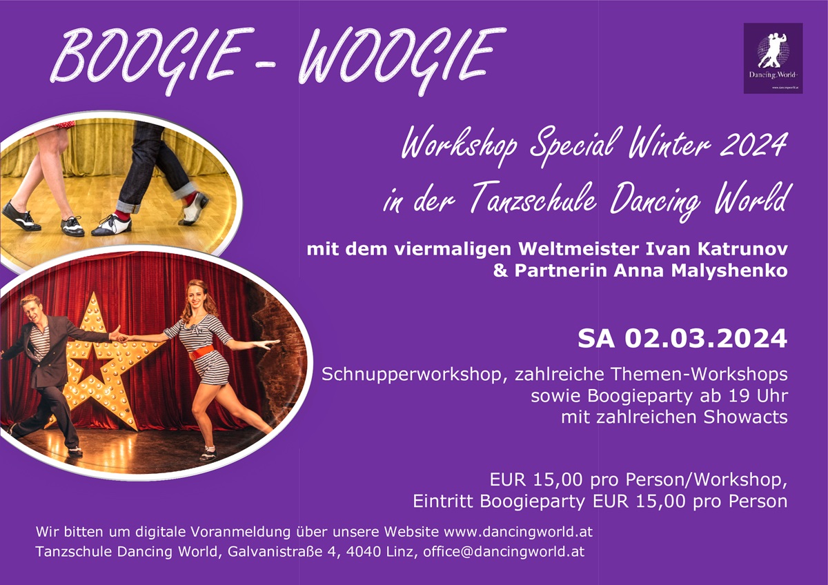BOOGIE WOOGIE Workshop Special