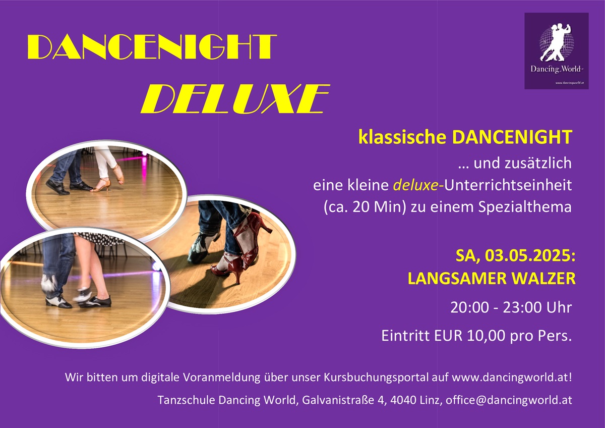 Dancenight Deluxe am Samstag 03.05.2025