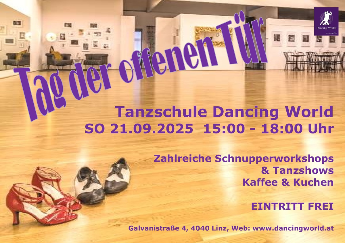 Tag der offenen Tür: SAVE THE DATE !!! SO 21.09.2025