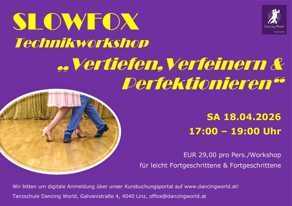 Slowfox Workshop am 18.04.2026