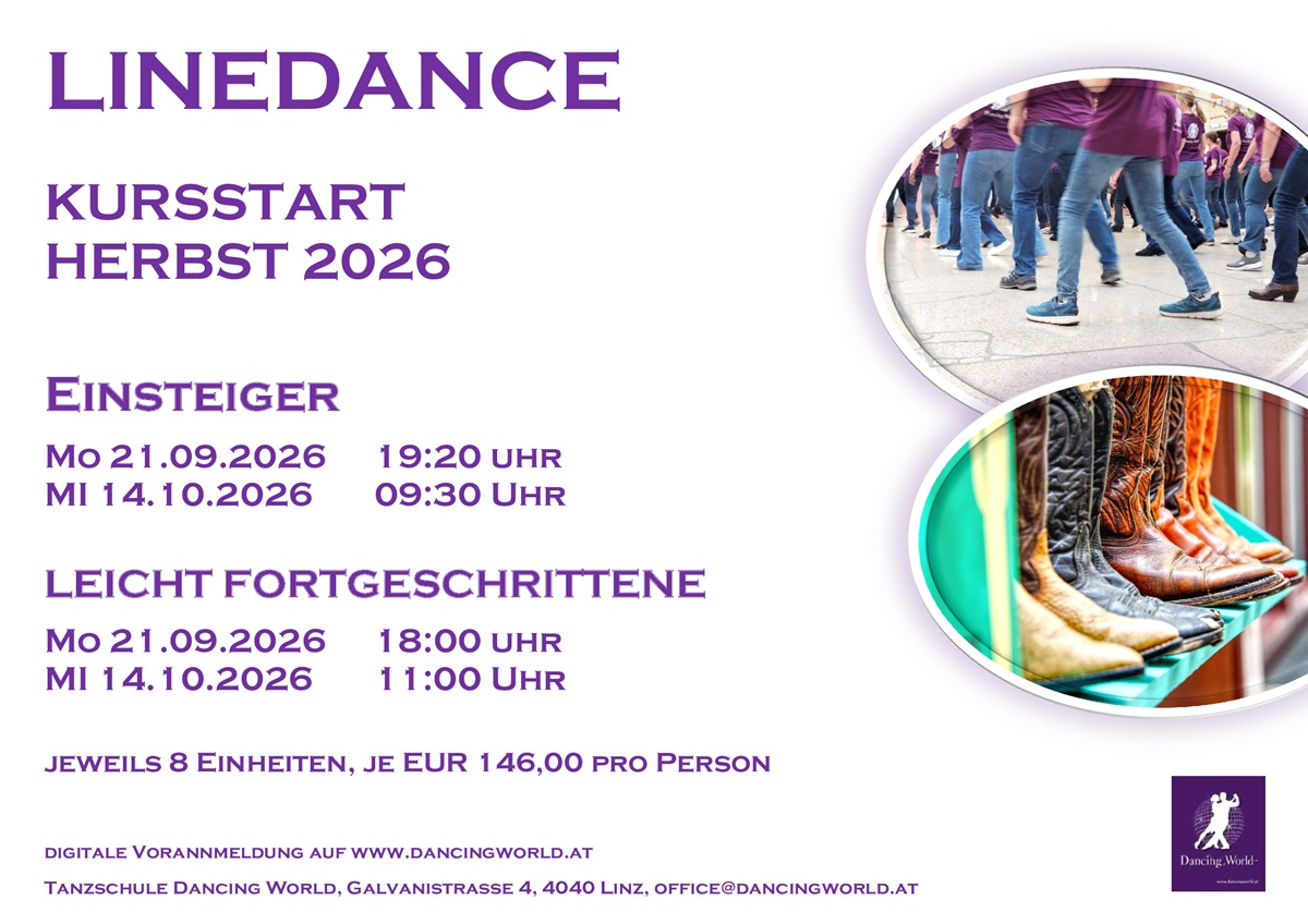 Starte mit uns in die Welt des Linedance!