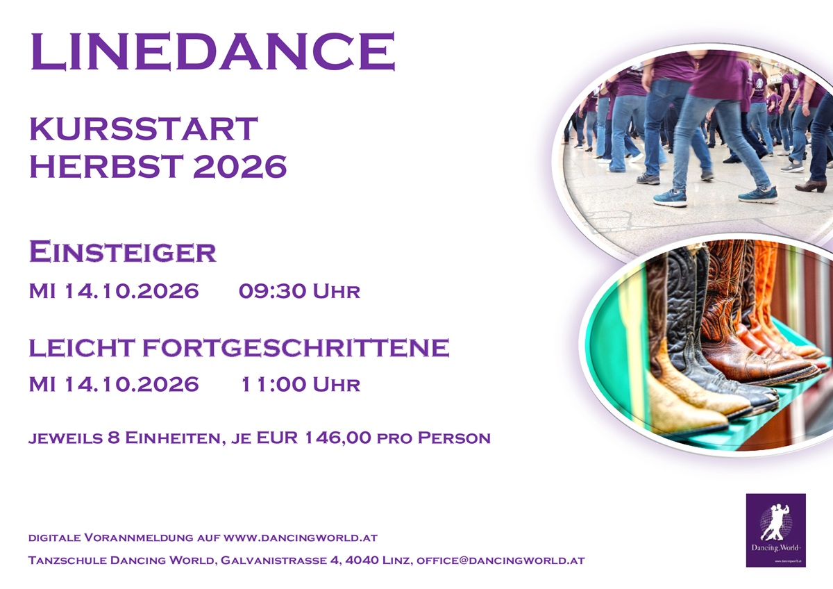 Starte mit uns in die Welt des Linedance!