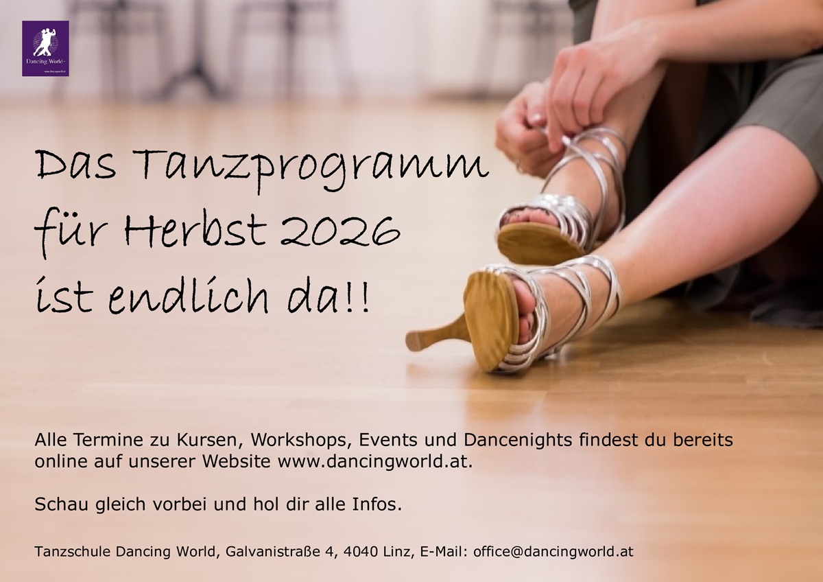 Read more about the article Na? Habt ihr euren Tanzkurs für Herbst 2026 schon entdeckt?